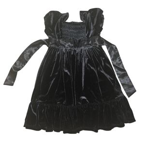 Old Navy Black Velvet Kids Dress